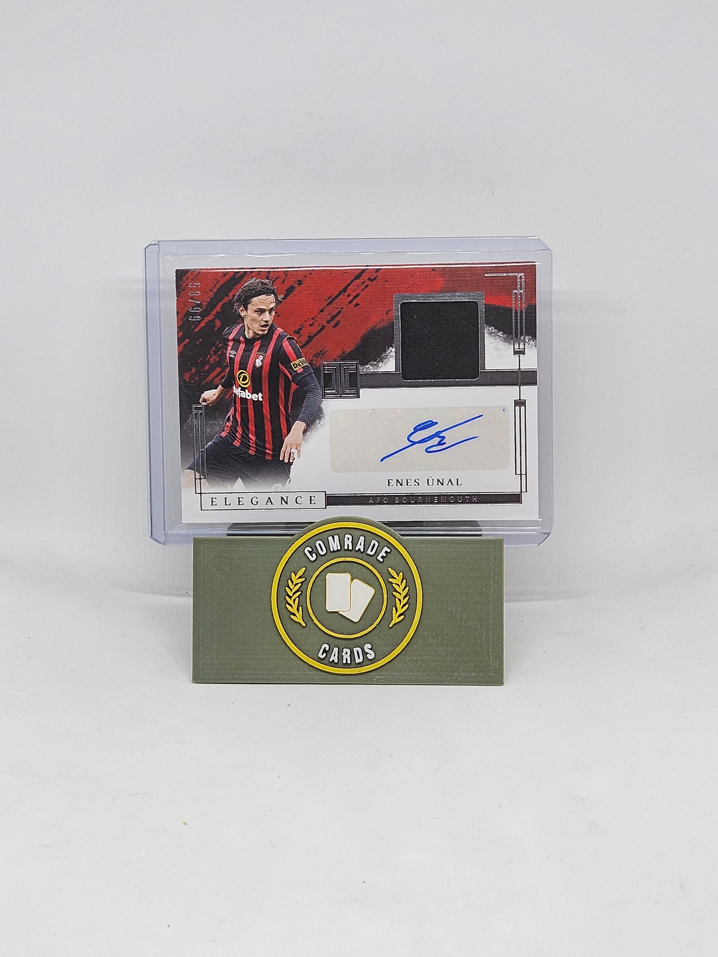 Enes Unal (Bournemouth) 58/99 Autographed/Patch Impeccable 2023-2024