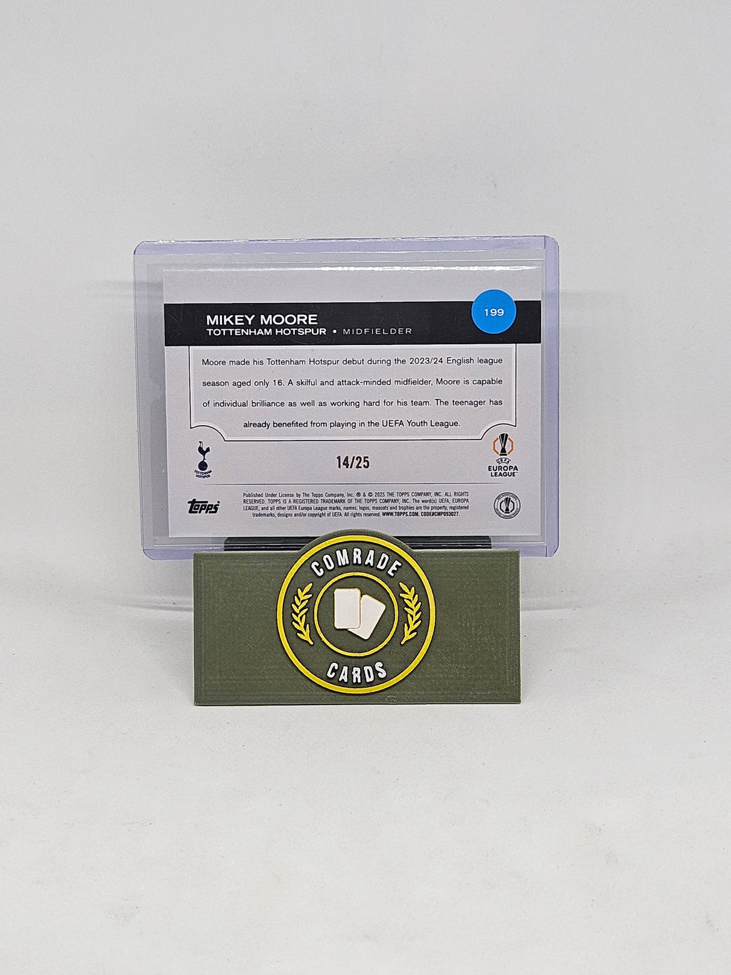 Mikey Moore (Tottenham) 14/25 Topps UCC 2024-2025