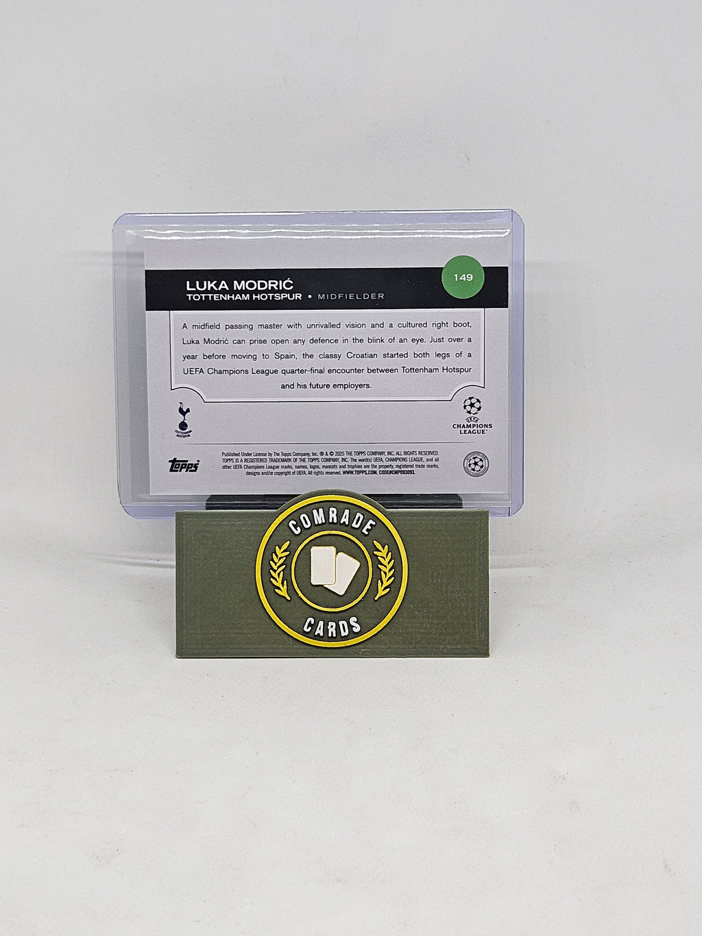 Luka Modric (Tottenham) Image Variation SP Topps UCC 2024-2025