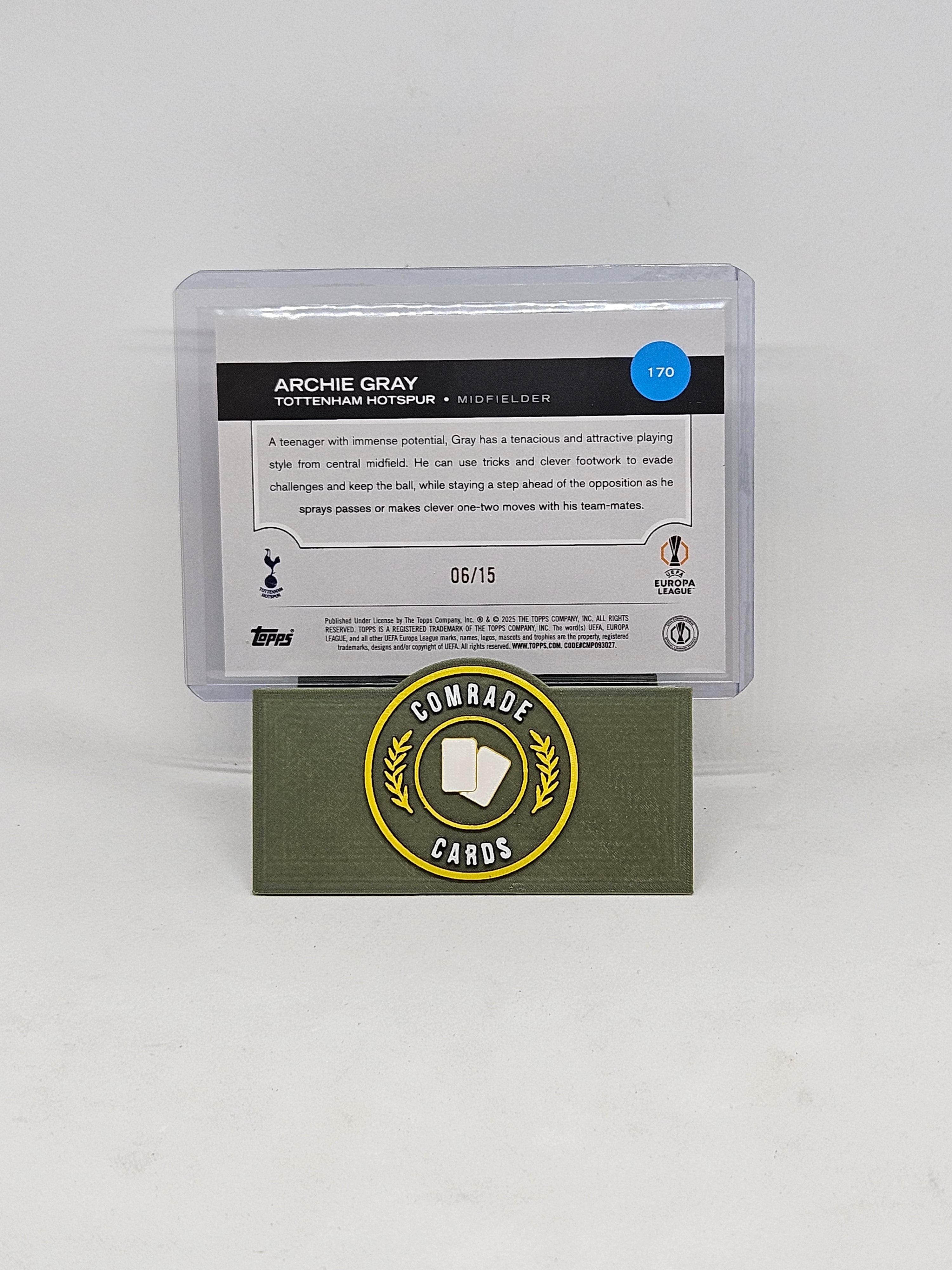 Archie Gray (Tottenham) 06/15 Topps UCC 2024-2025