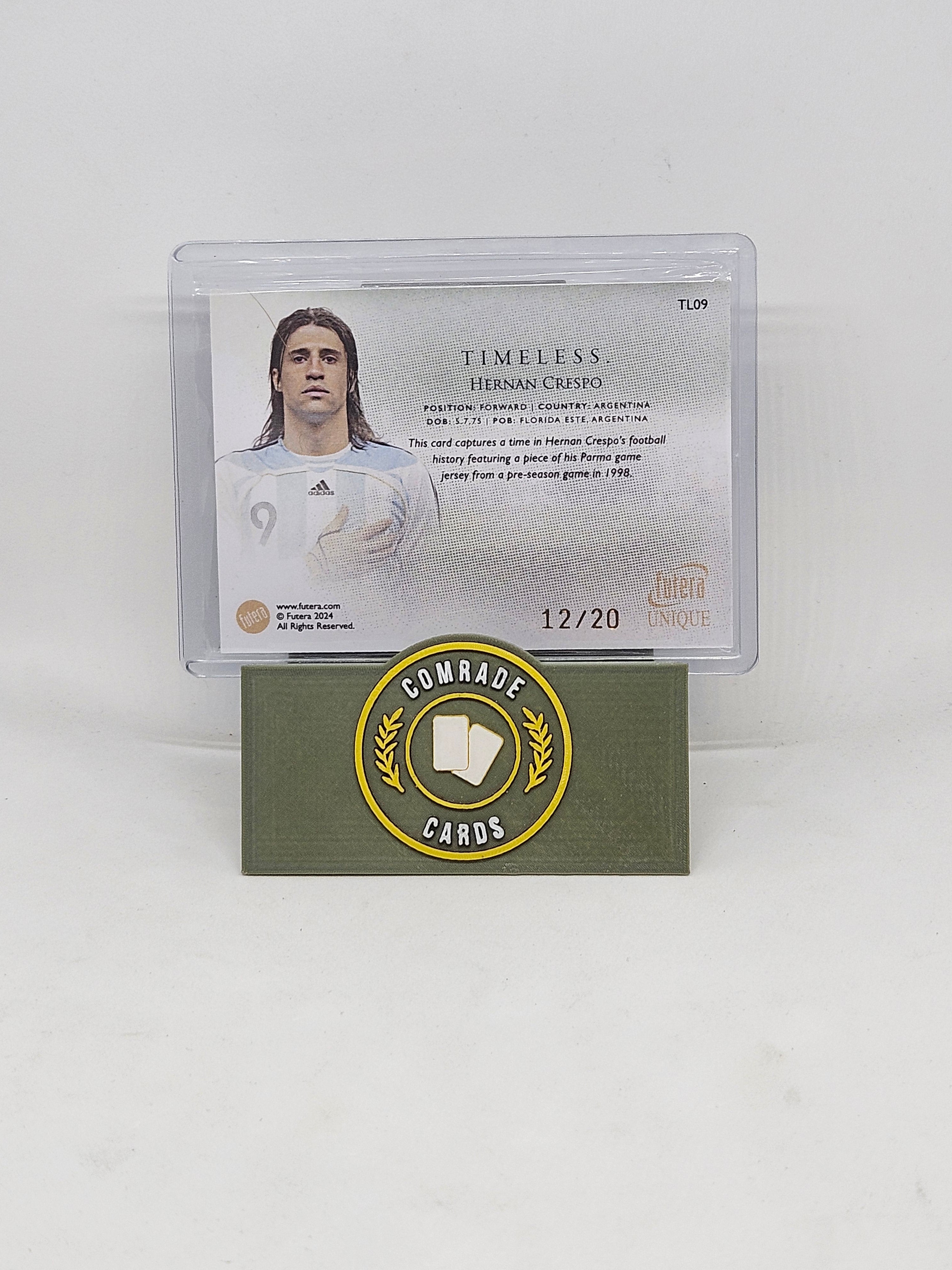 Hernandez Crespo (Argentina) 12/20 Patch (Match Worn) Futera 2024