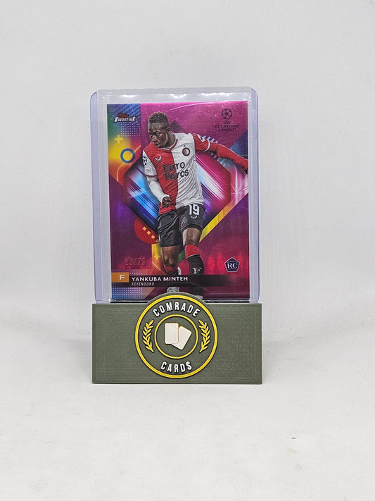 Yankuba Minteh (Feyenoord) 26/75 Topps Finest 2023-2024