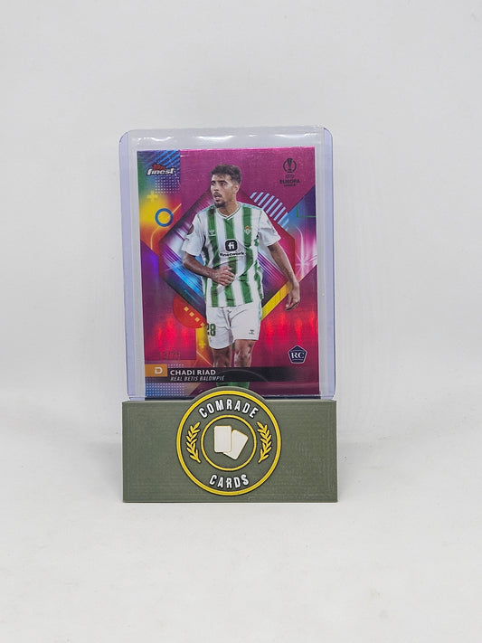 Chadi Riad (Real Betis) 13/75 Topps Finest 2023-2024