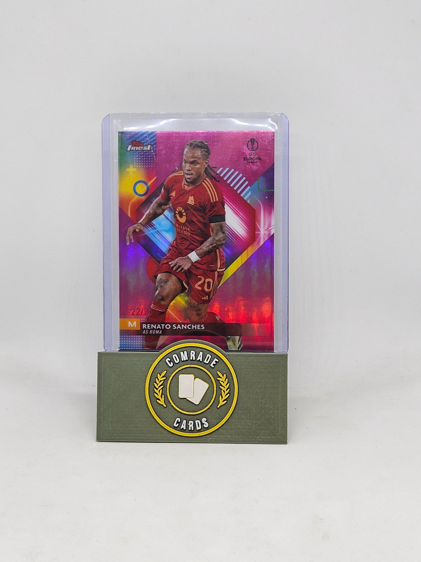 Renato Sanches (Roma) 22/75 Topps Finest 2023-2024
