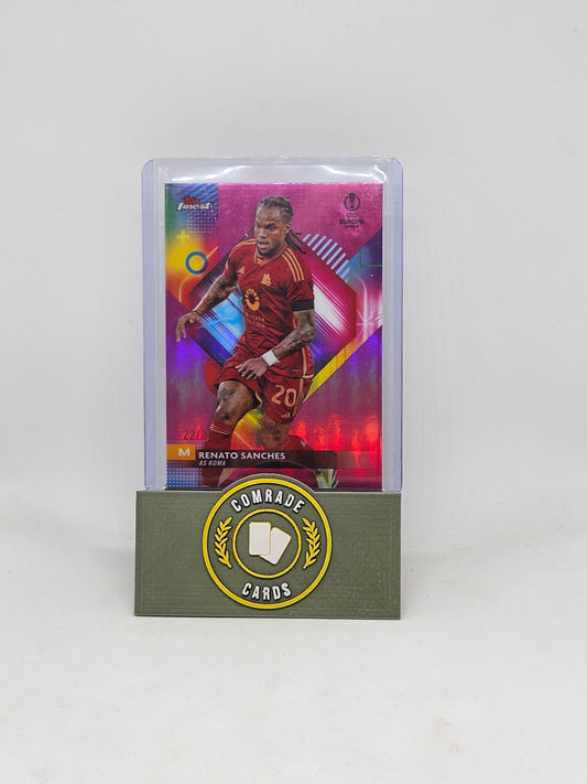 Renato Sanches (Roma) 22/75 Topps Finest 2023-2024