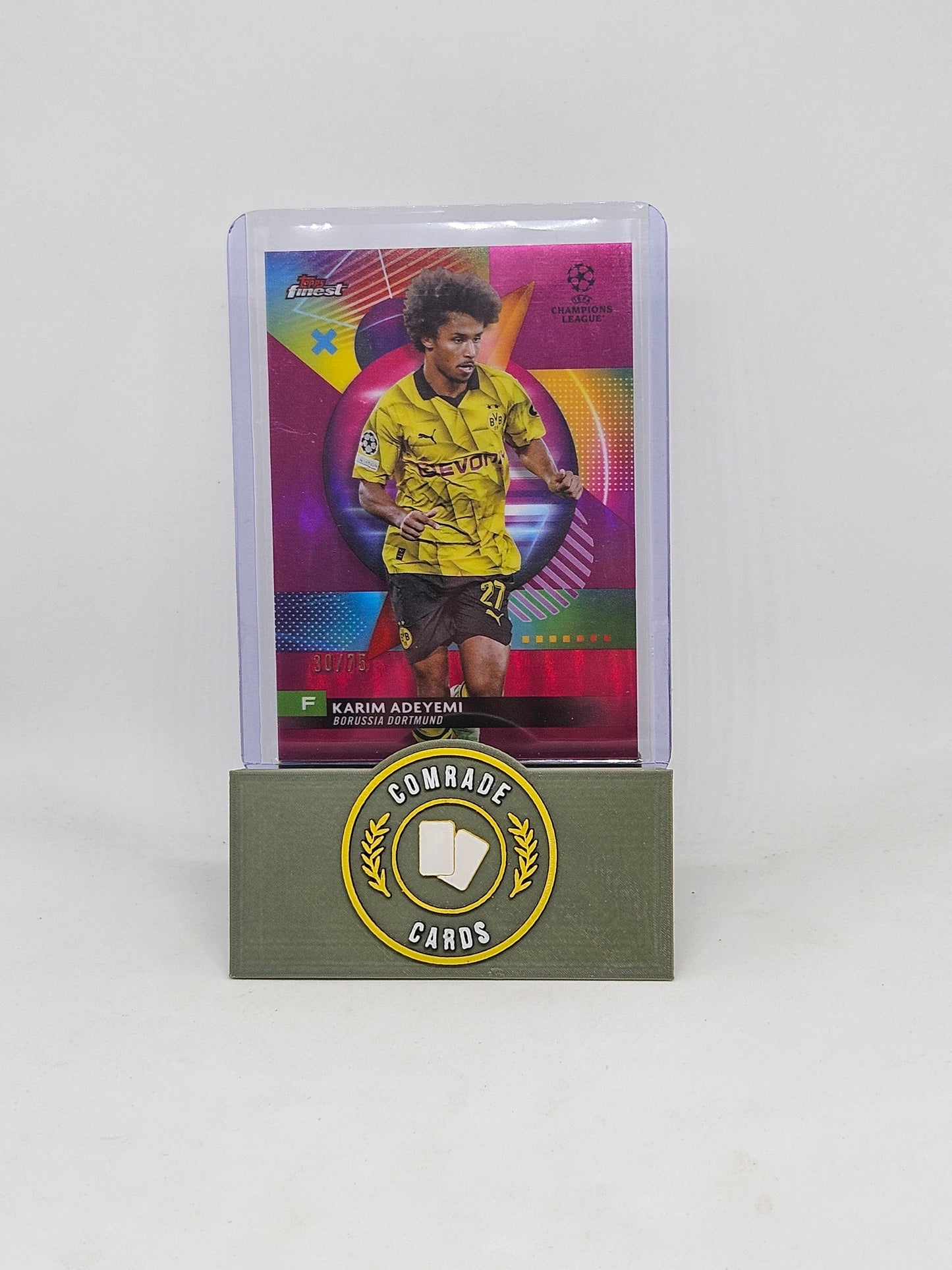 Karim Adeyemi (Dortmund) 30/75 Topps Finest 2023-2024