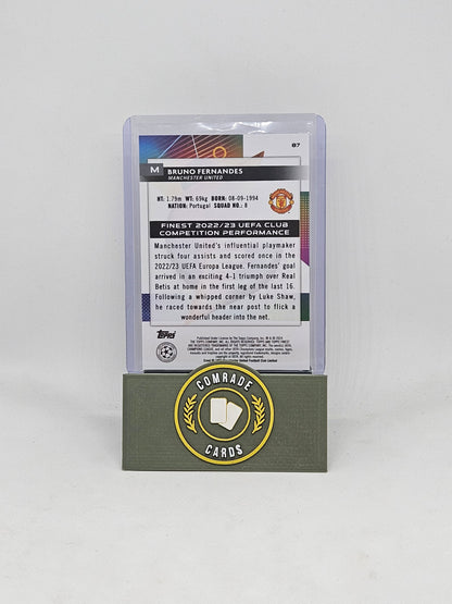 Bruno Fernandes (Man United) 51/75 Topps Finest 2023-2024