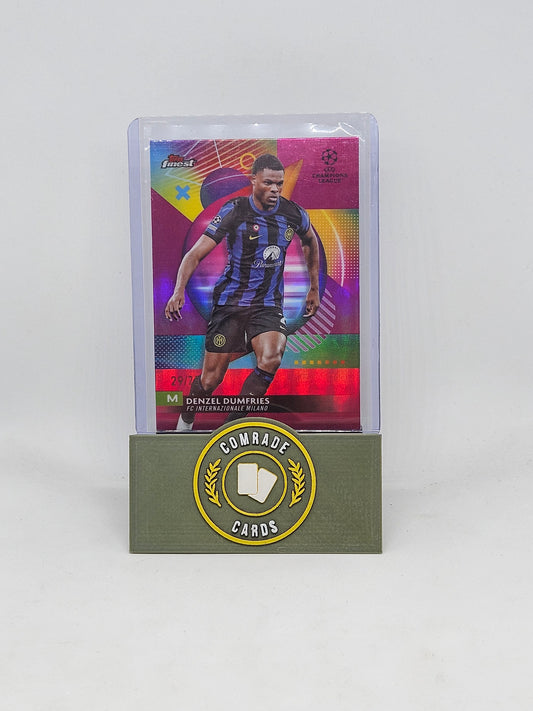 Denzel Dumfries (Inter Milan) 29/75 Topps Finest 2023-2024
