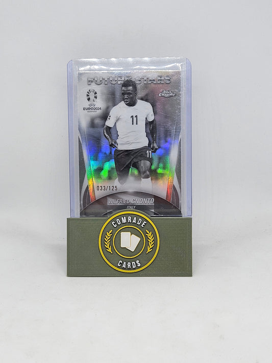 Wilfried Gnonto (Italy) 033/125 Topps Chrome Euro 2024