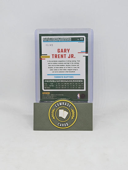 Gary Trent Jr (Toronto Raptors) 40/49 Donruss Optic Basketball 2023-2024
