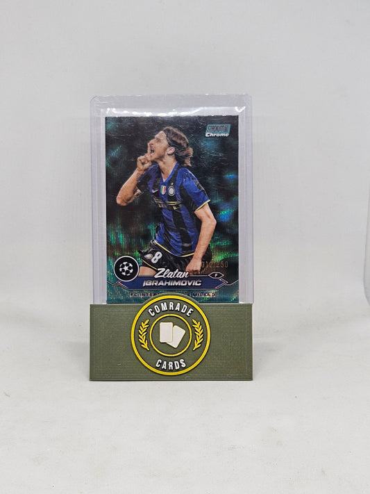 Zlatan Ibrahimovic (Inter Milan) 012/250 Topps Stadium Club Chrome 2023-2024