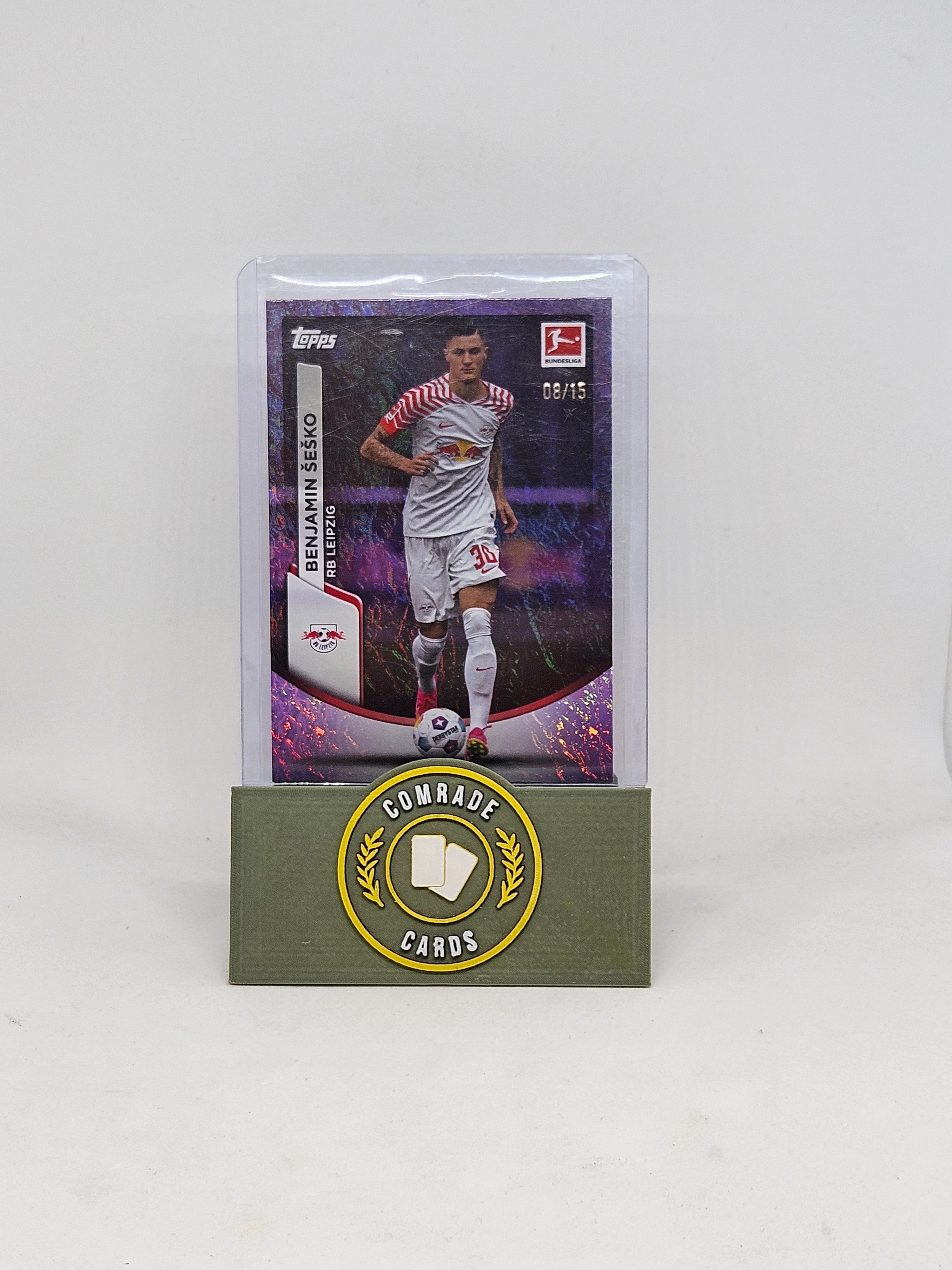 Benjamin Sesko (Leipzig) 08/15 Topps Bundesliga 2023-2024