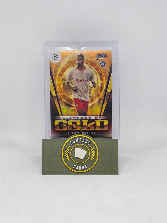 Andy Diouf (Lens) 19/25 Topps Stadium Club Chrome 2023-2024