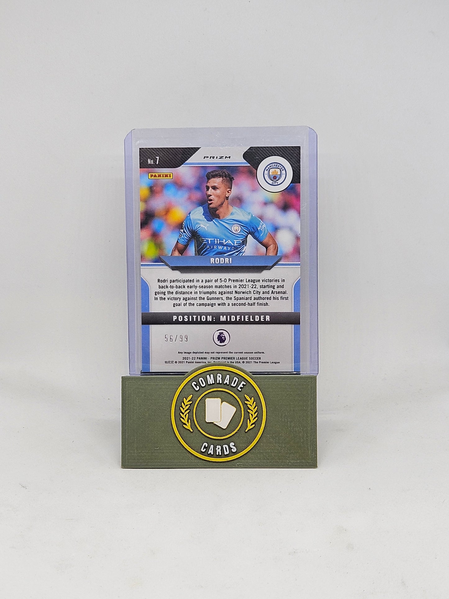 Rodri (Man City) 56/99 Prizm Premier League 2021-2022
