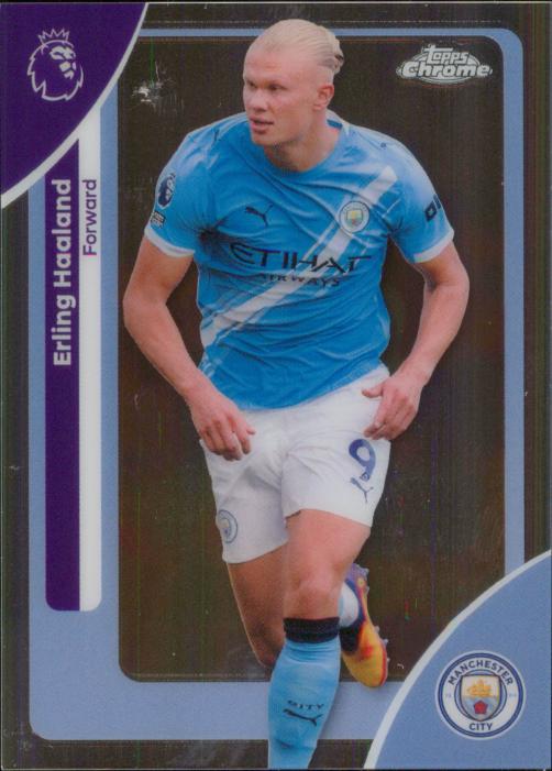 2026 Topps Chrome Premier League #125 Erling Haaland