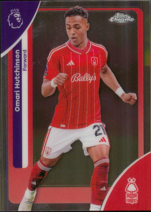 2026 Topps Chrome Premier League #160 Omari Hutchinson