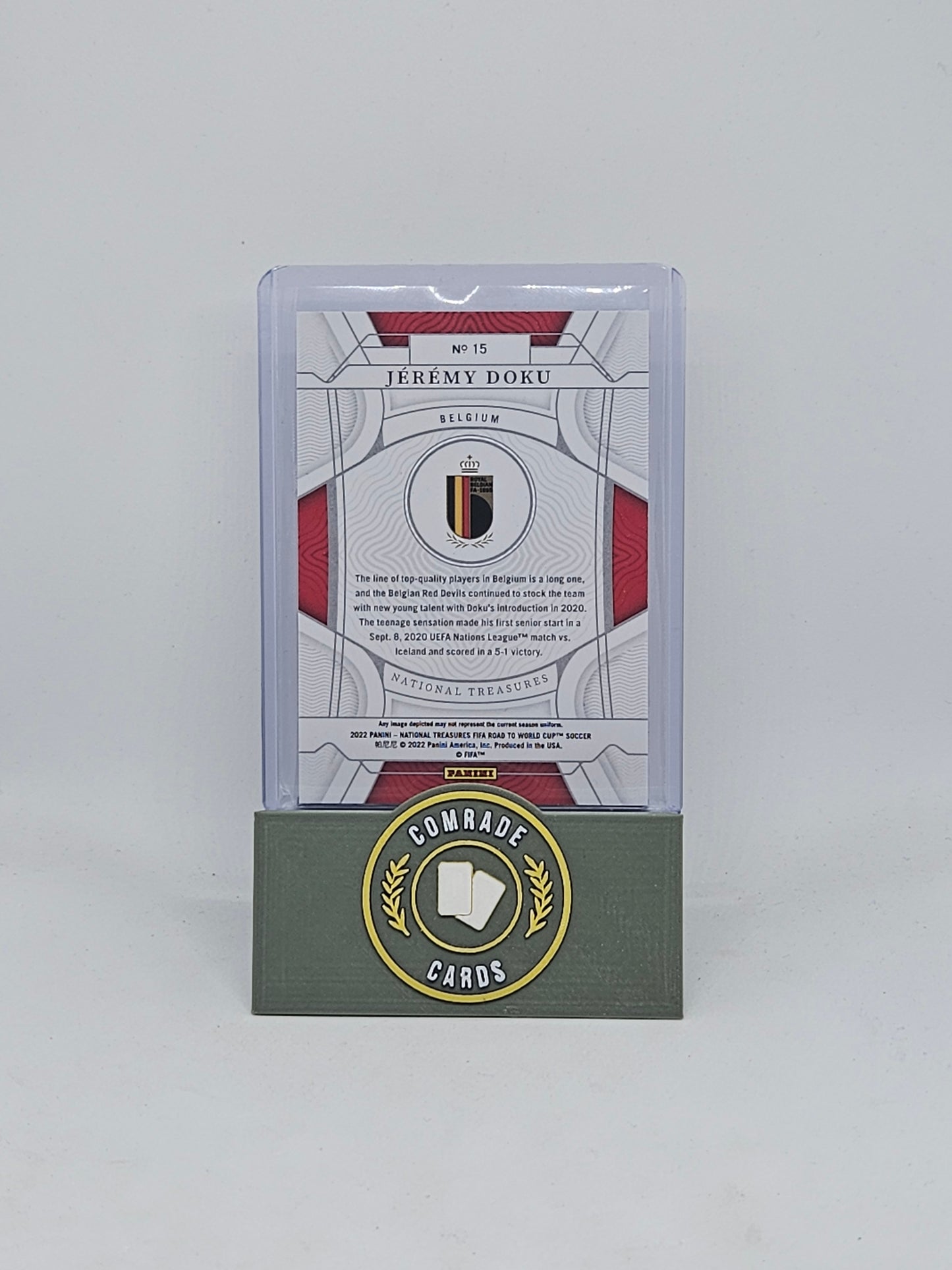 Jeremy Doku (Belgium) 10/10 National Treasures 2021/2022