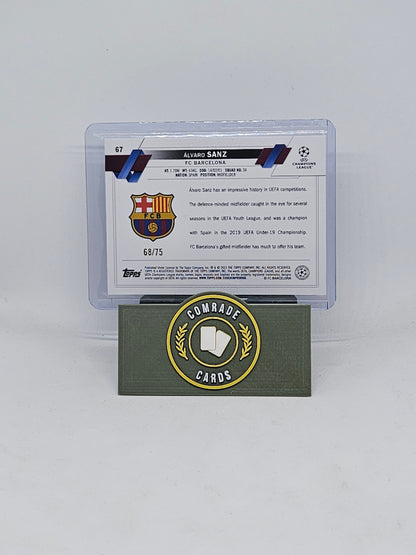 Alvaro Sanz (Barcelona) 68/75 Topps Carnaval 2022-2023