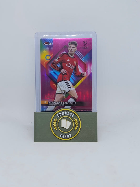 Alejandro Garnacho (Man United) 43/75 Topps Finest 2023-2024