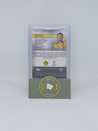 Jadon Sancho (Dortmund) 93/99 Topps Stadium Club Chrome 2023-2024