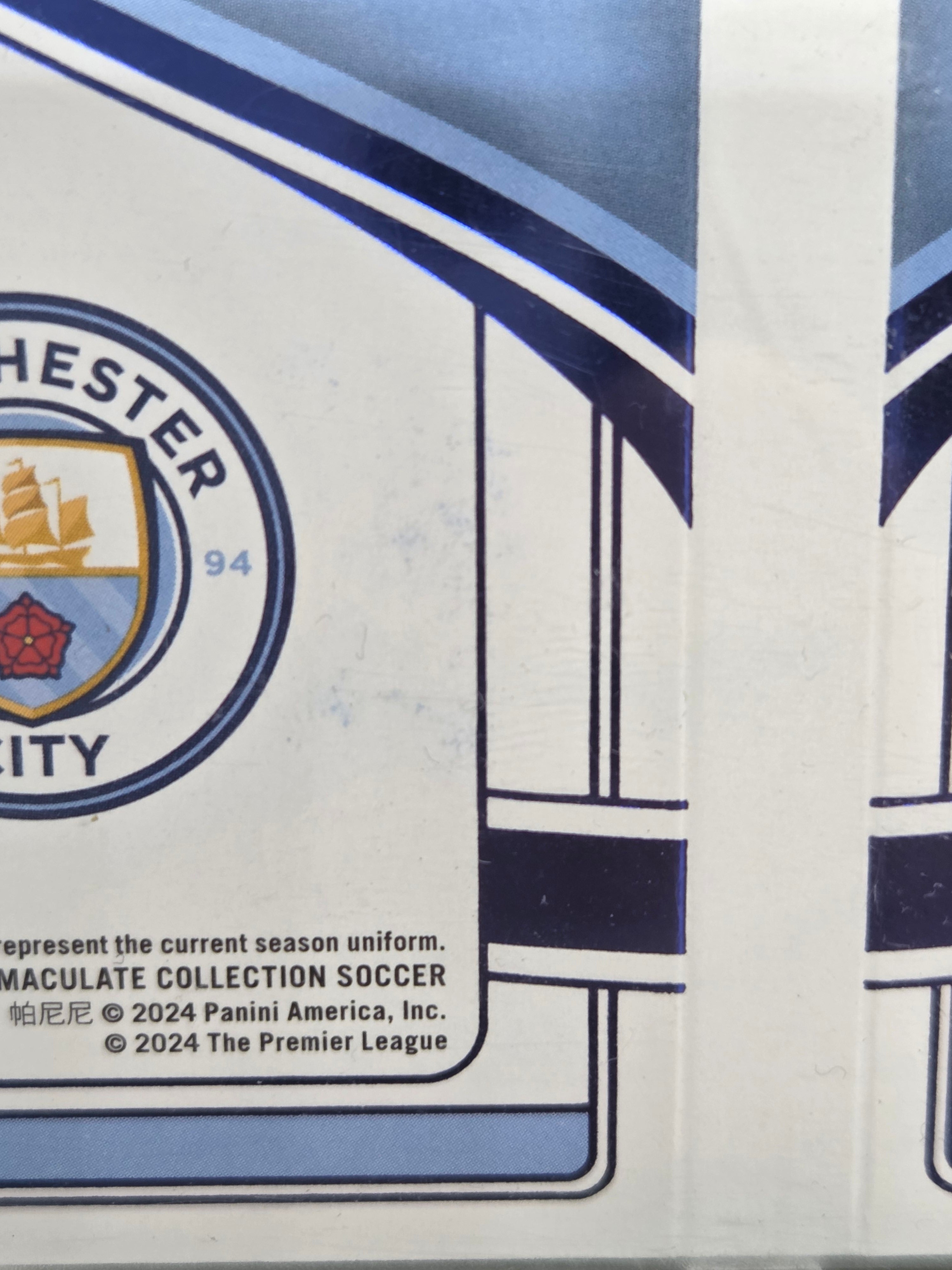 Vincent Kompany (Man City) 23/25 Booklet Immaculate 2023-2024 (SLIGHT MARK)