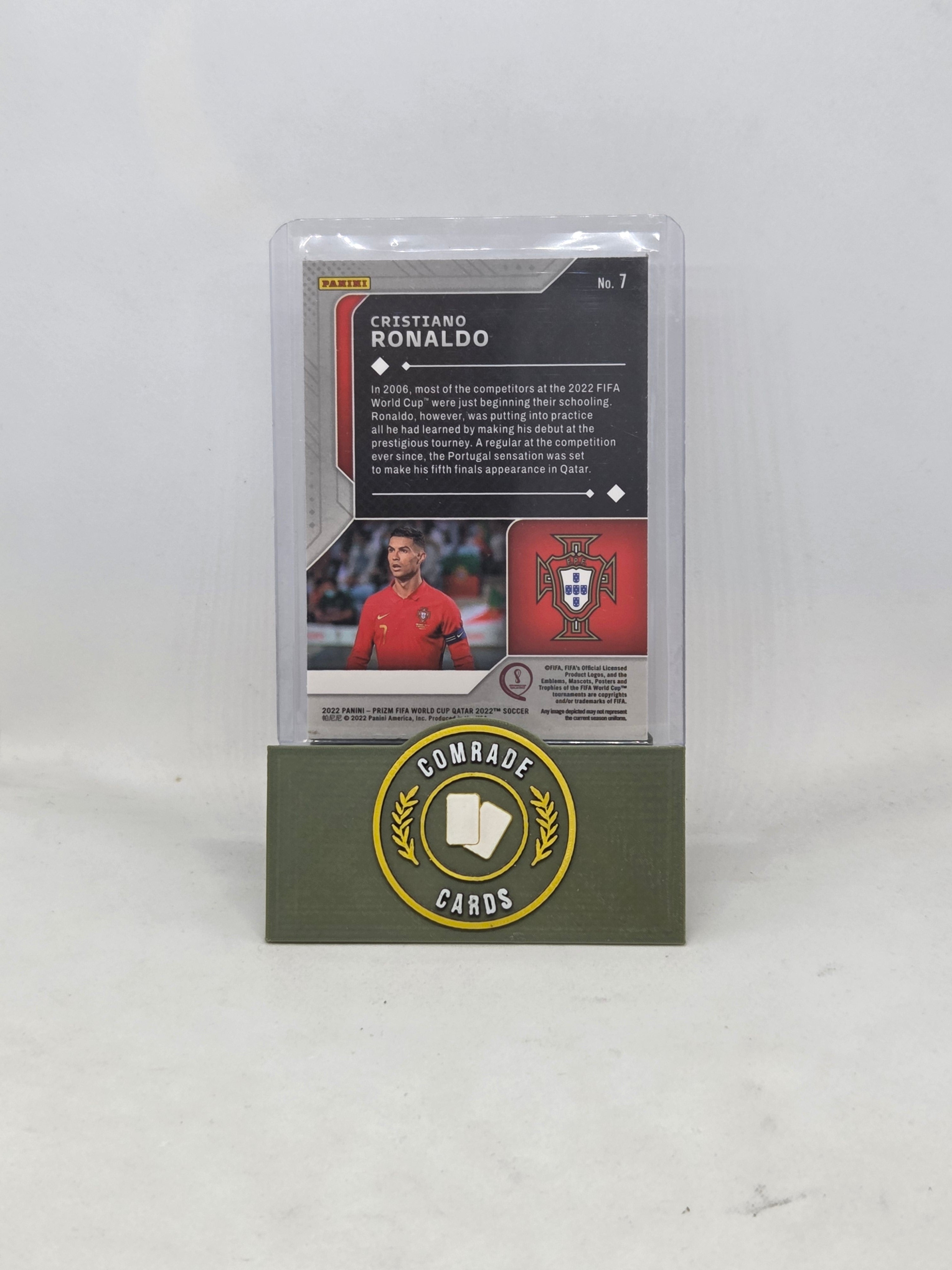 Cristiano Ronaldo (Portugal) Scorers Club Insert Prizm World Cup Qatar 2022