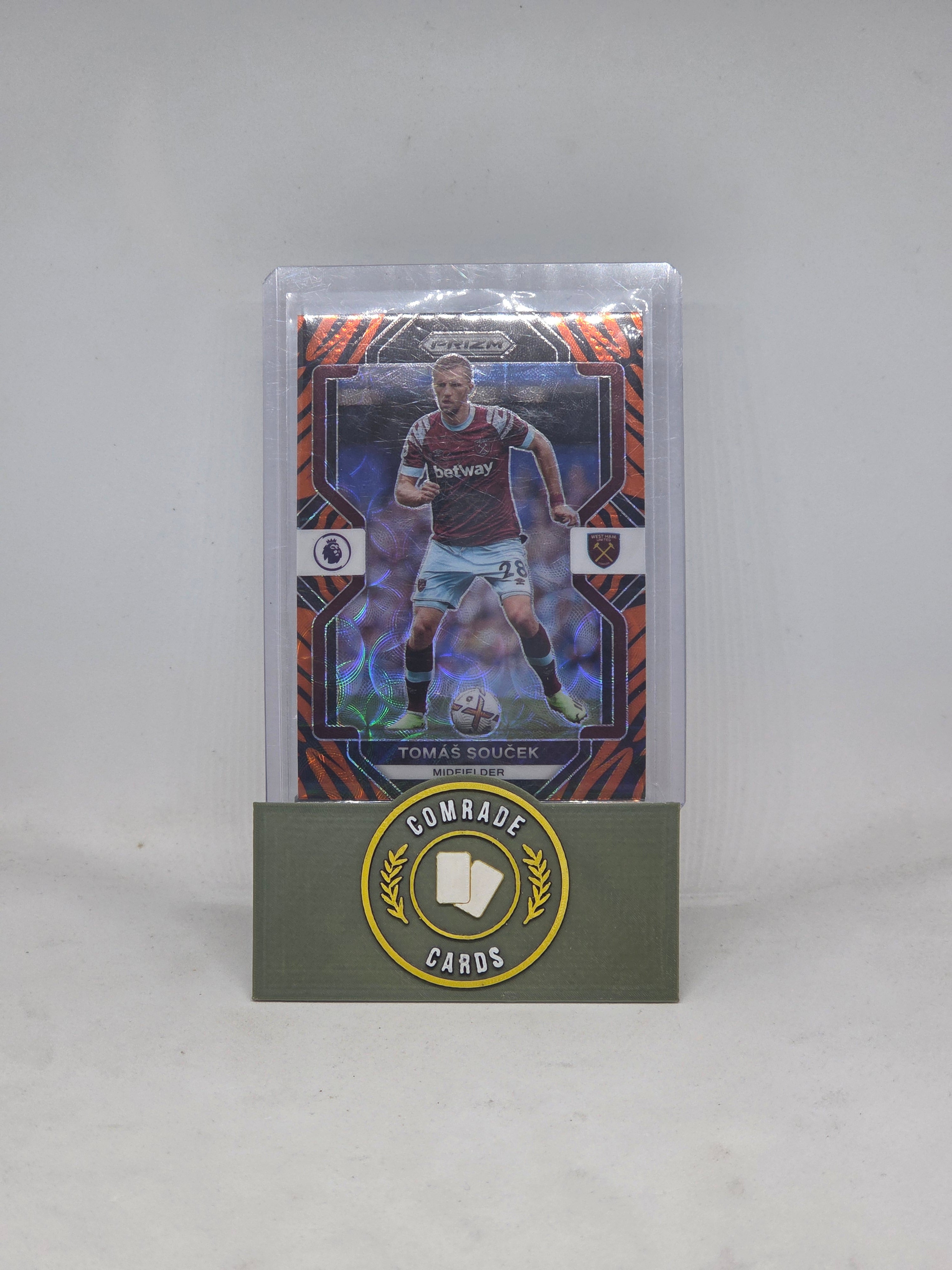 Tomas Soucek (West Ham) Tiger SSP Prizm Premier League 2022-2023
