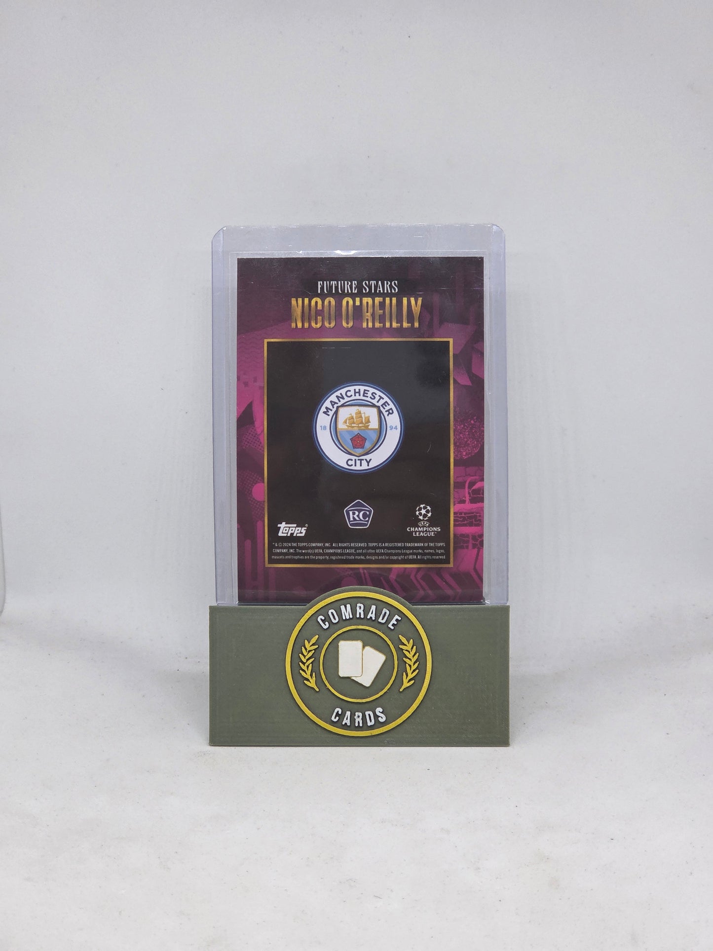 Nico O'Reilly (Man City) 18/75 Topps Gold 2023-2024