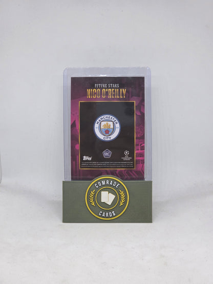 Nico O'Reilly (Man City) 18/75 Topps Gold 2023-2024