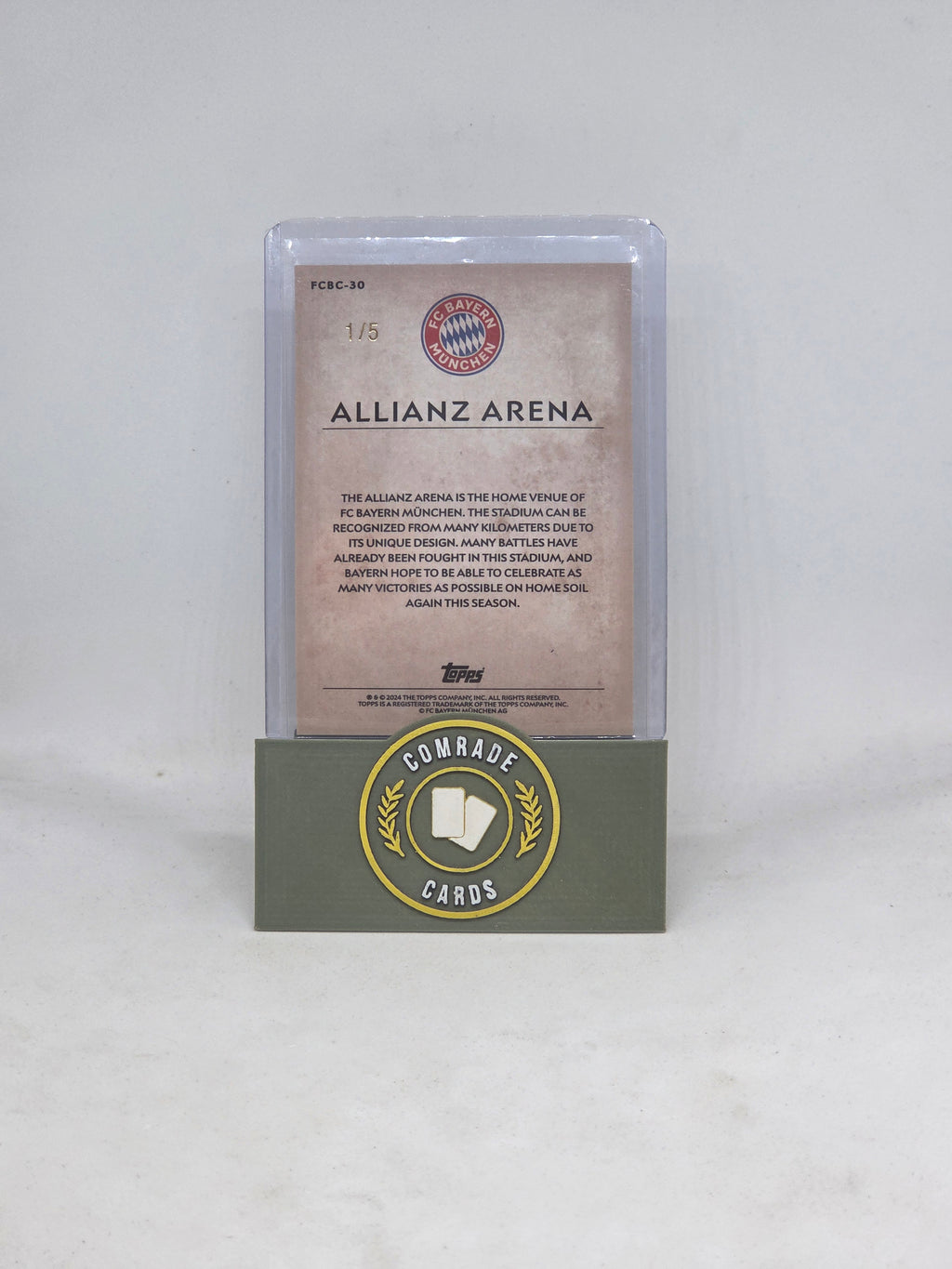 Allianz Arena (Bayern München) 1/5 Topps Jade 2023-2024