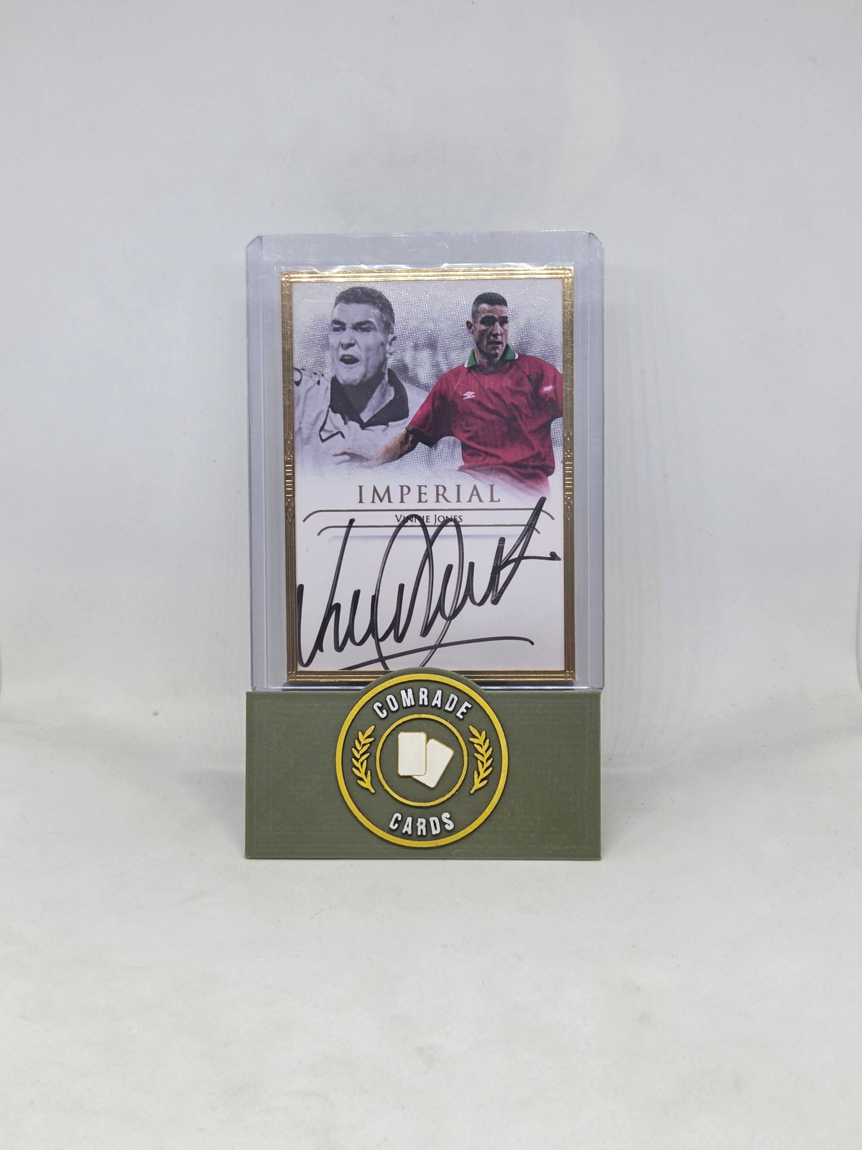 Vinnie Jones (England) 04/09 Autographed Card (ON CARD) Futera 2025