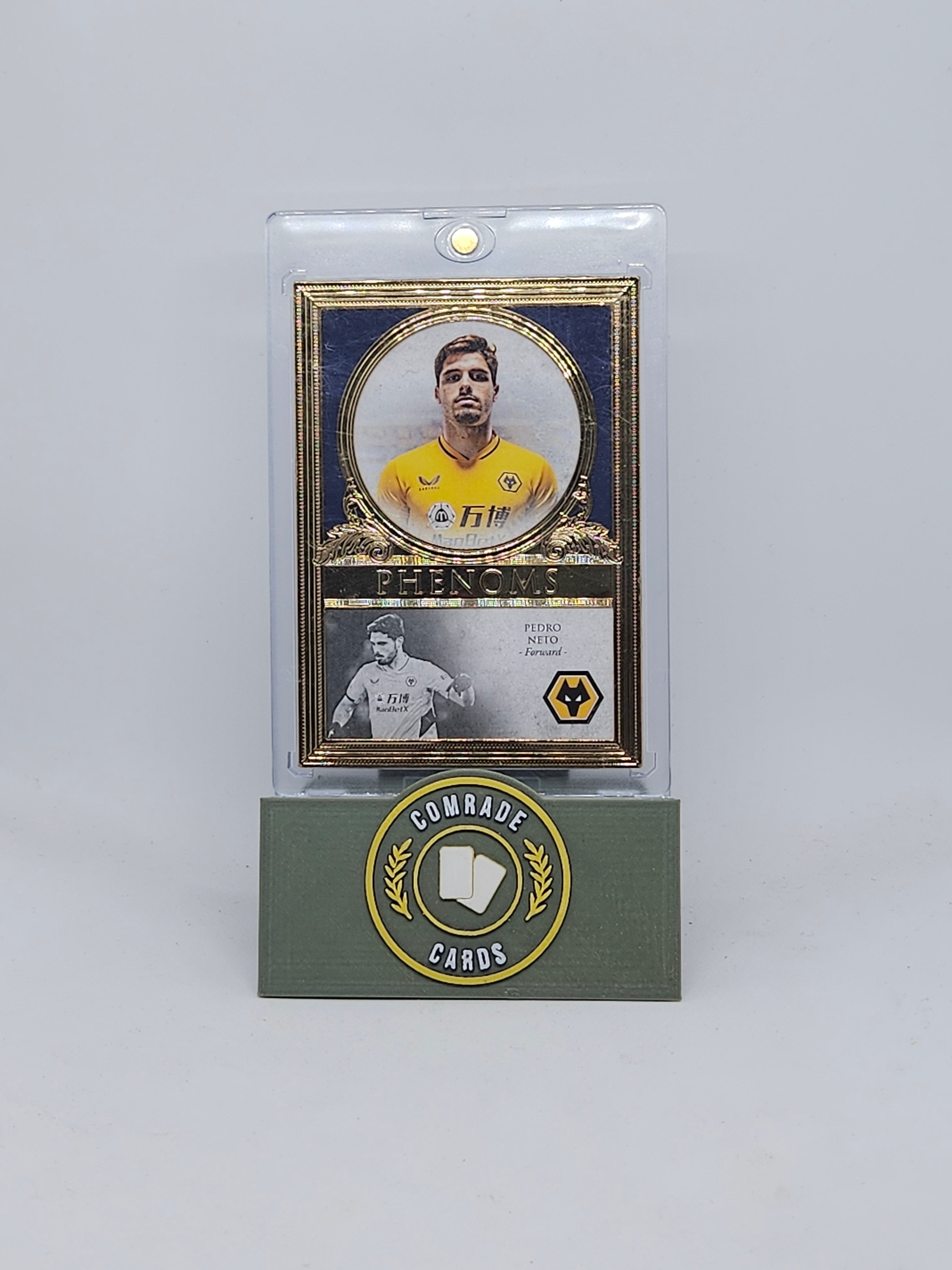 Pedro Neto (Wolves) 01/06 Gold Frame Futera 2022
