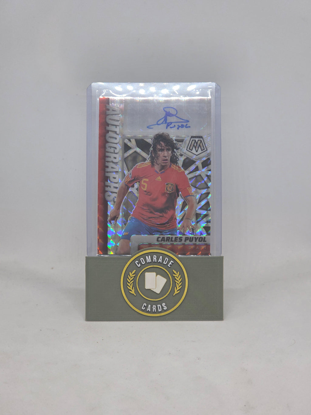 Carles Puyol (Spain) Autographed Card Mosaic Road To World Cup 2021-2022