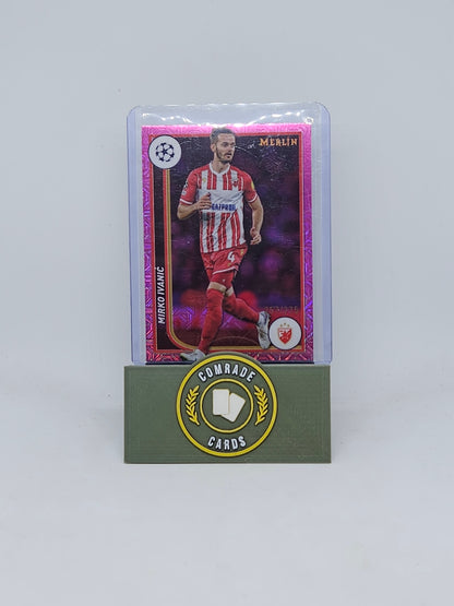 Mirko Ivanic (Crvena Zvezda) 257/275 Topps Merlin Chrome 2023-2024