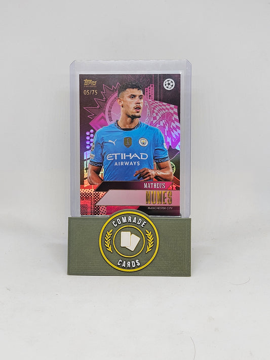 Matheus Nunes (Man City) 05/75 Topps Gold 2024-2025