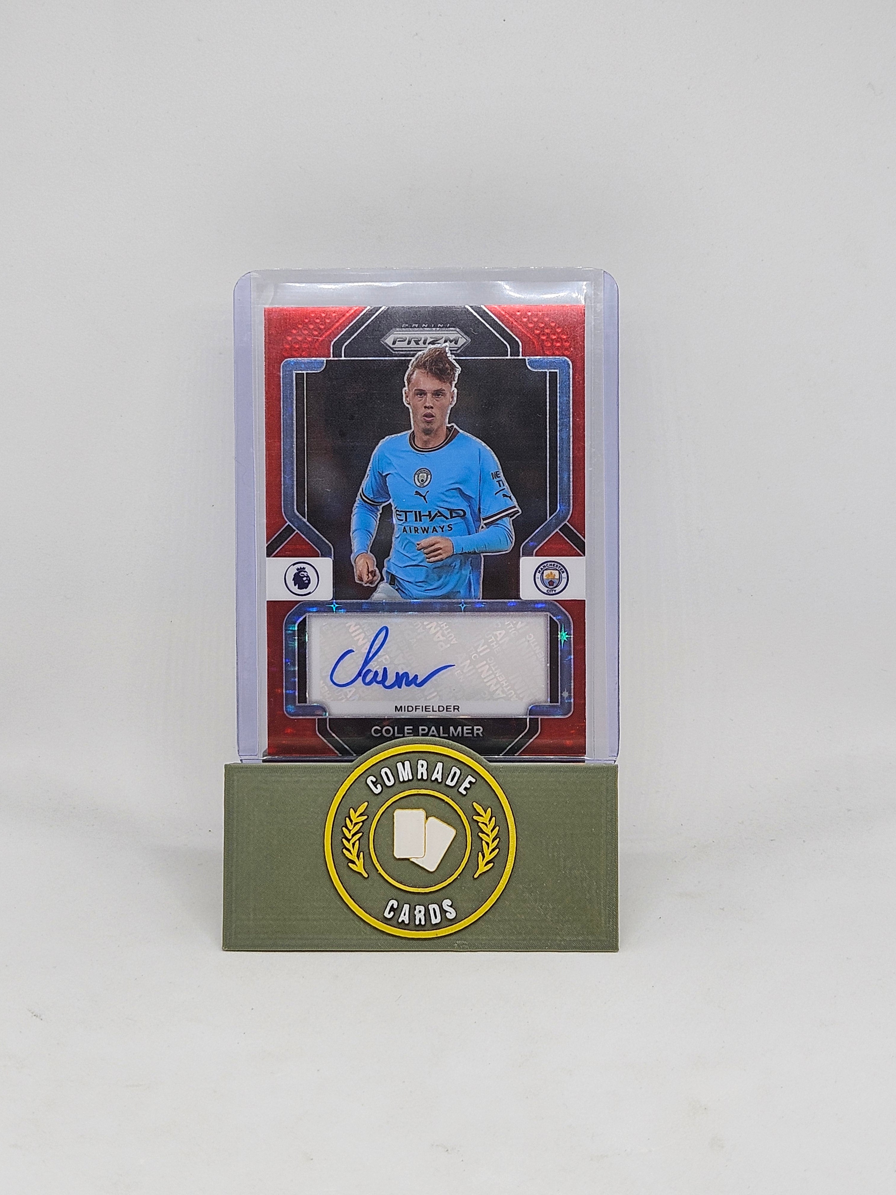 Cole Palmer (Man City) Autographed Card Prizm Premier League 2022-2023
