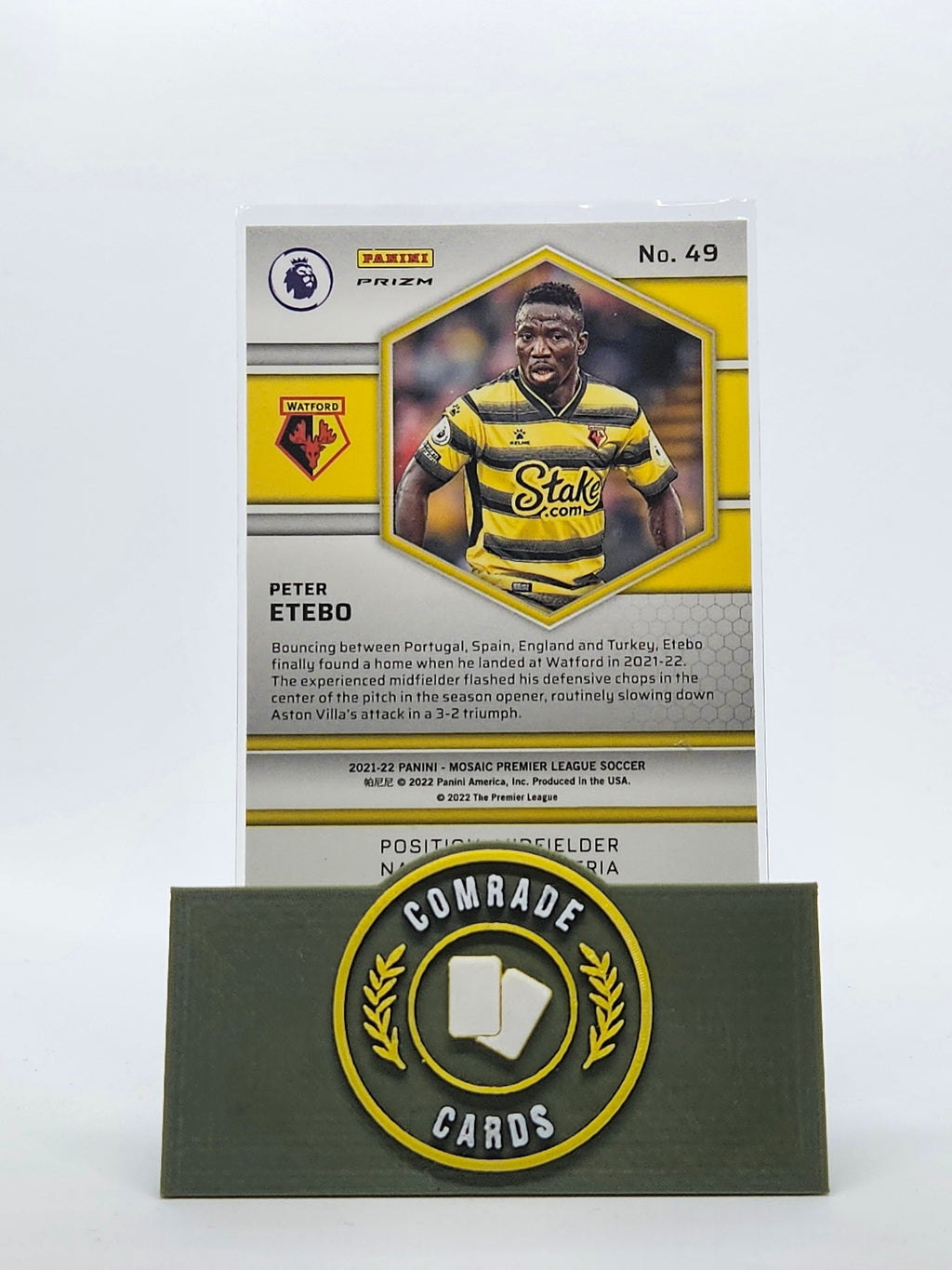 Peter Etebo (Watford) - Parallel Mosaic Premier League 2021-2022