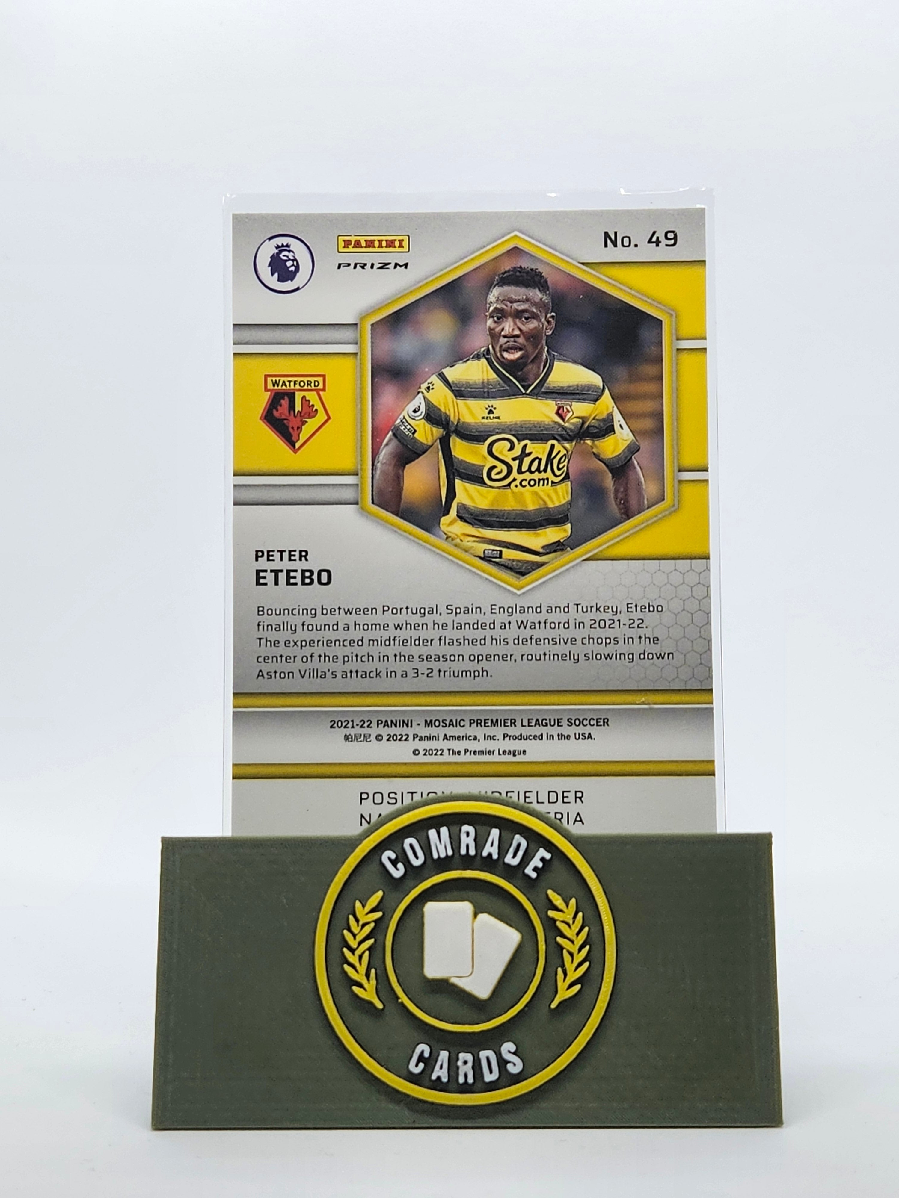 Peter Etebo (Watford) - Parallel Mosaic Premier League 2021-2022