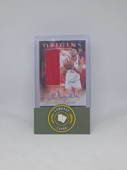 Ulrich Chomche (Toronto Raptors) Autographed/Patch Origins Basketball 2024-2025
