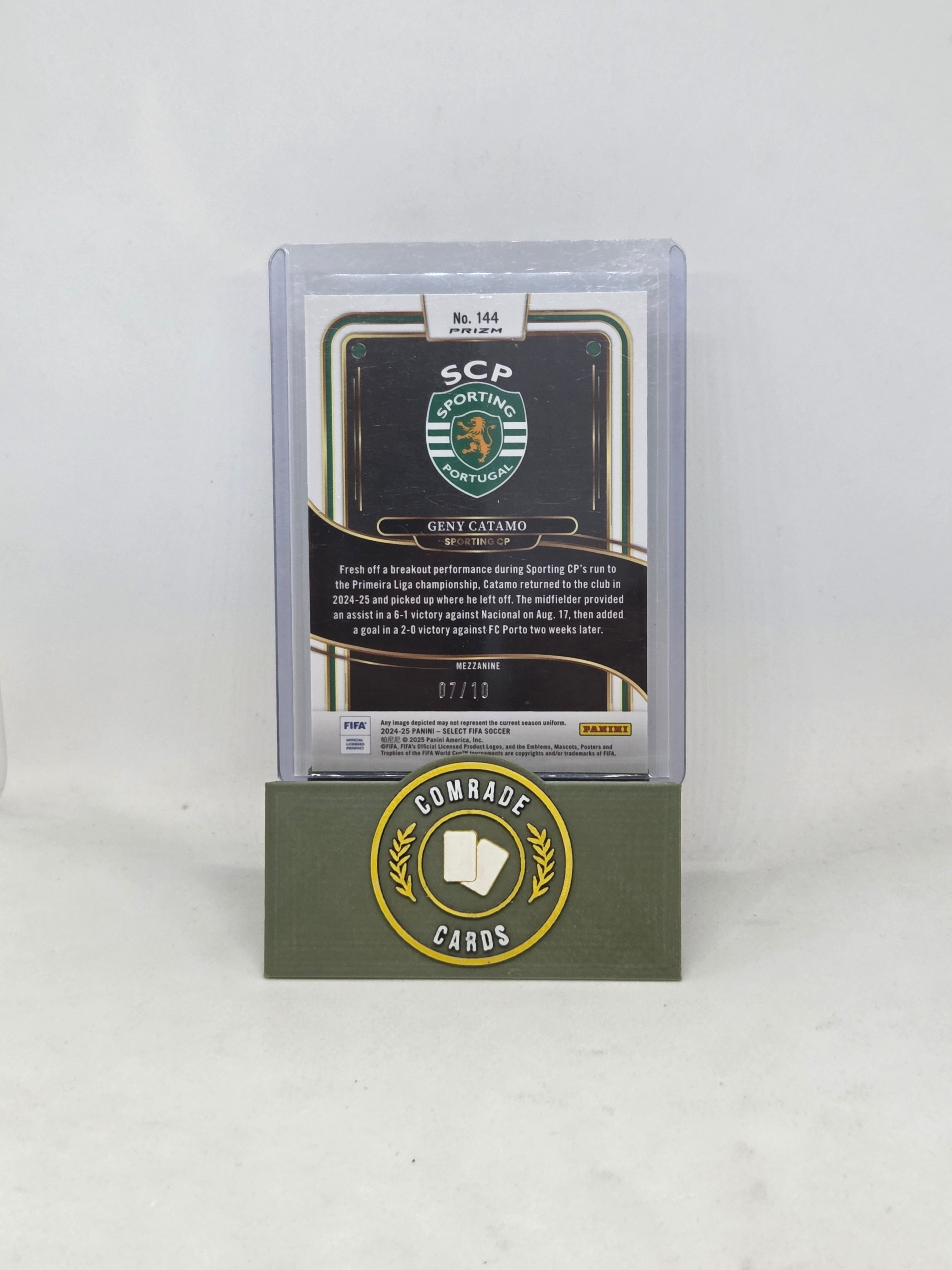 Geny Catamo (Sporting) 07/10 Select Fifa 2024-2025