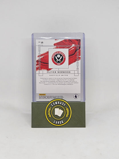 Oliver Norwood (Sheffield United) 25/62 Impeccable 2023-2024