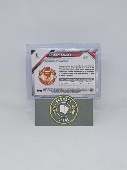 Cristiano Ronaldo (Man United) 22/25 Topps UCL 2021-2022