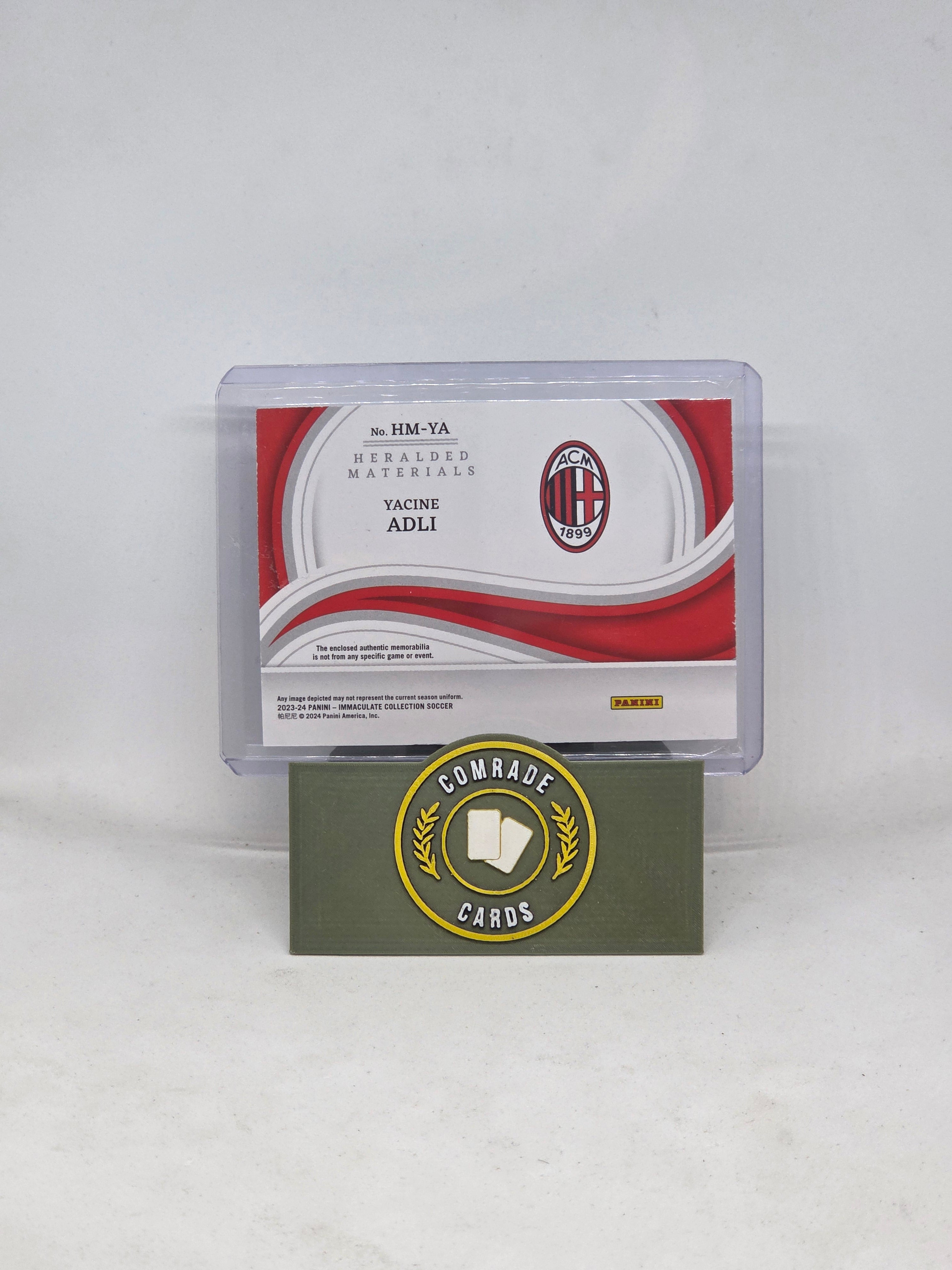 Yacine Adli (AC Milan) 15/20 Patch Immaculate 2023-2024