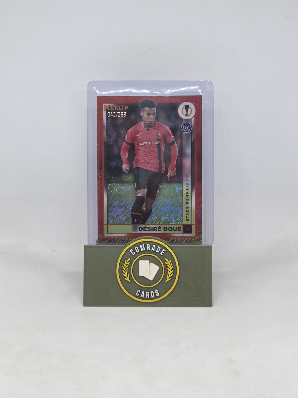 Desire Doue (Stade Rennais) 042/299 Topps Merlin Chrome 2022-2023