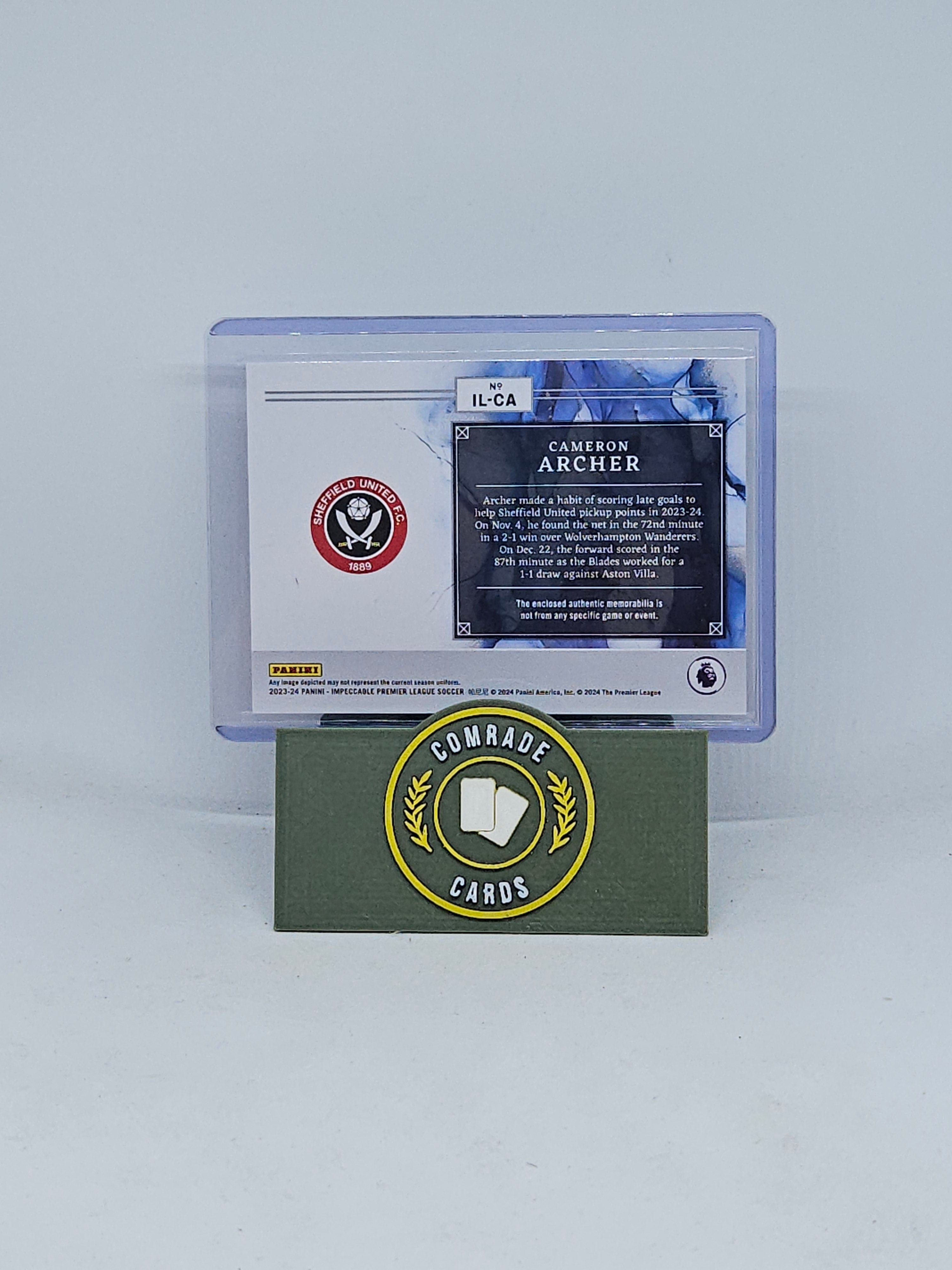 Cameron Archer (Sheffield United) 02/99 Patch Impeccable 2023-2024