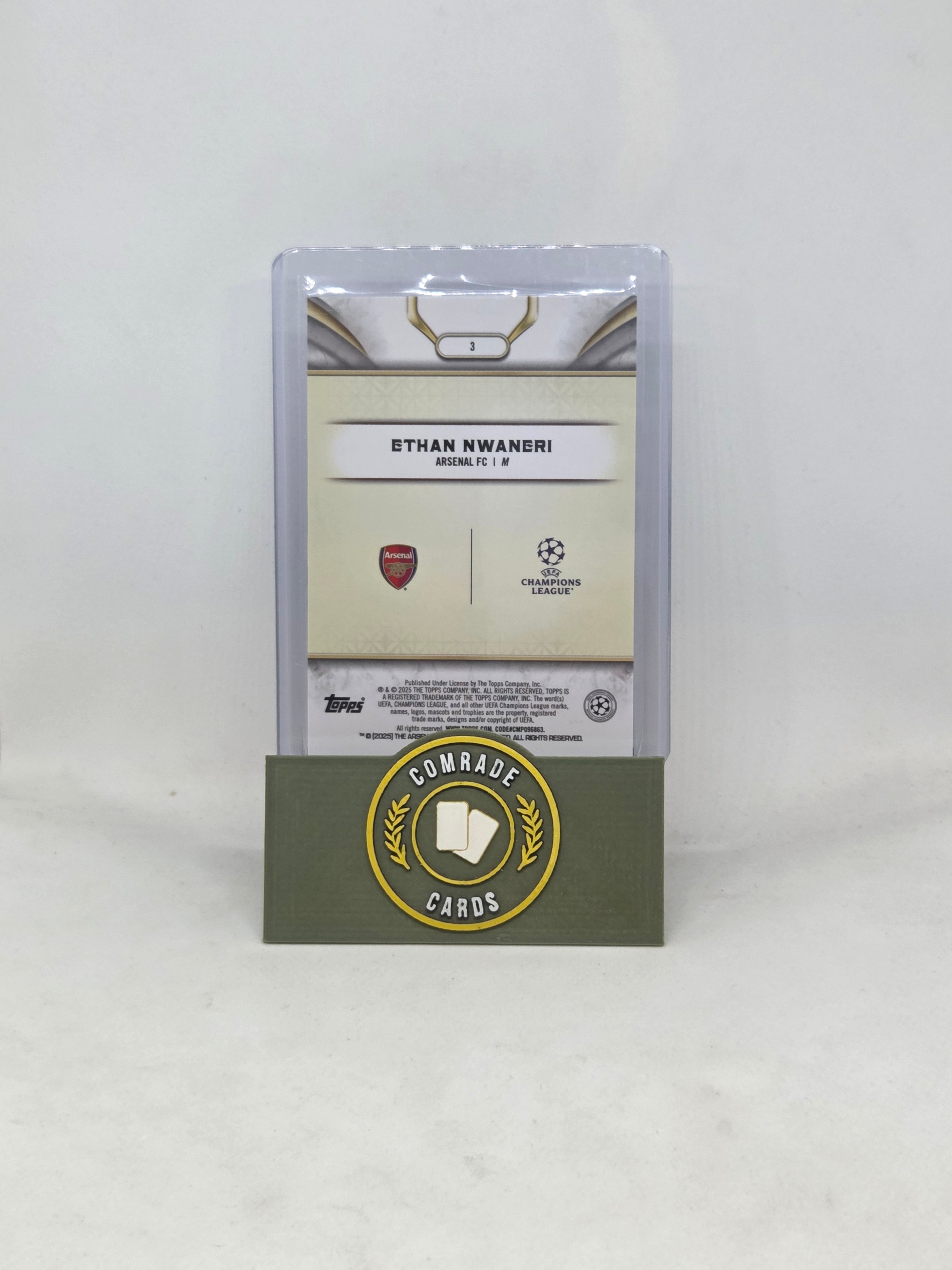Ethan Nwaneri (Arsenal) Base Topps Reverence 2024-2025