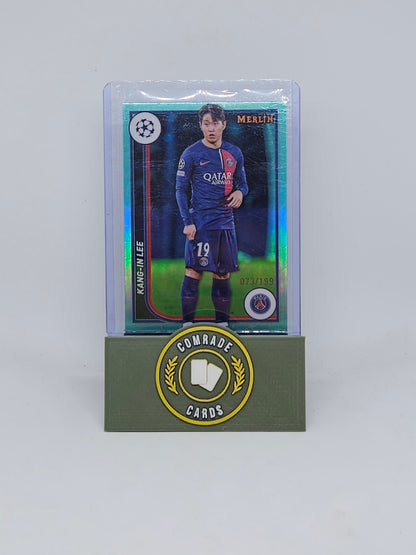 Kang-In Lee (PSG) 073/199 Topps Merlin Chrome 2023-2024