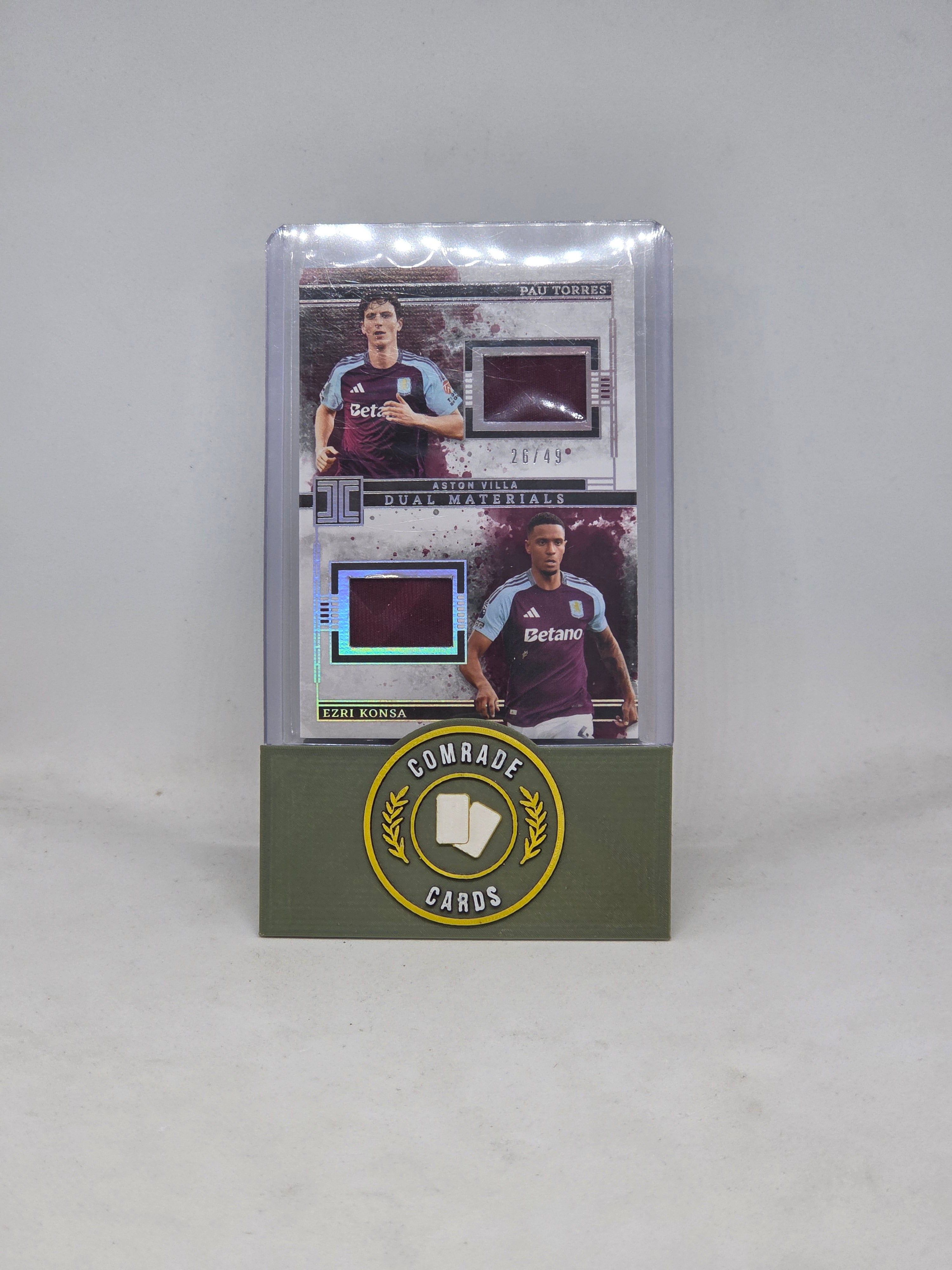 Pau Torres & Ezri Konsa 26/49 Dual Patch Impeccable 2024-2025