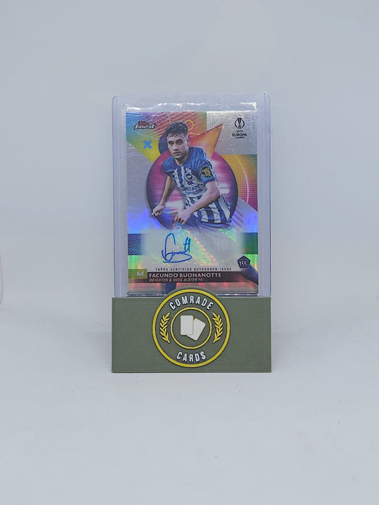 Facundo Buonanotte (Brighton)  Autographed Card Topps Finest 2023-2024