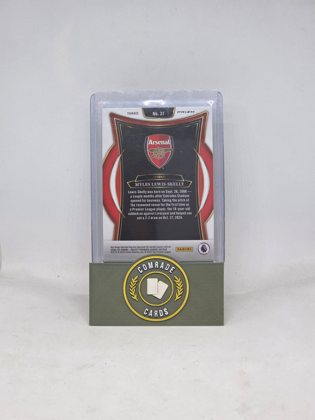 Myles Lewis-Skelly (Arsenal) White Sparkle SSP Select Premier League 2024-2025